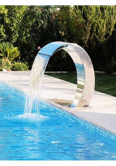 DEV PASLANMAZ 600x1000 mm Lüks Model Havuz Şelale AISI 304 Kalite