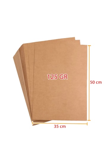 Kraft Araç Araba Oto Paspas Kağıdı Baskısız 100 Adet 35x50 Cm