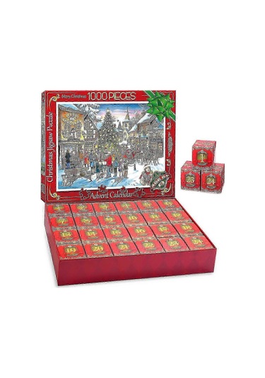 2023 Advent Takvimi Yetişkin Oyuncakları İçin Yapboz Bulmacaları Kadınlar Ve Erkekler İçin Noel Hediyeleri 1000 Parçalık Yapboz