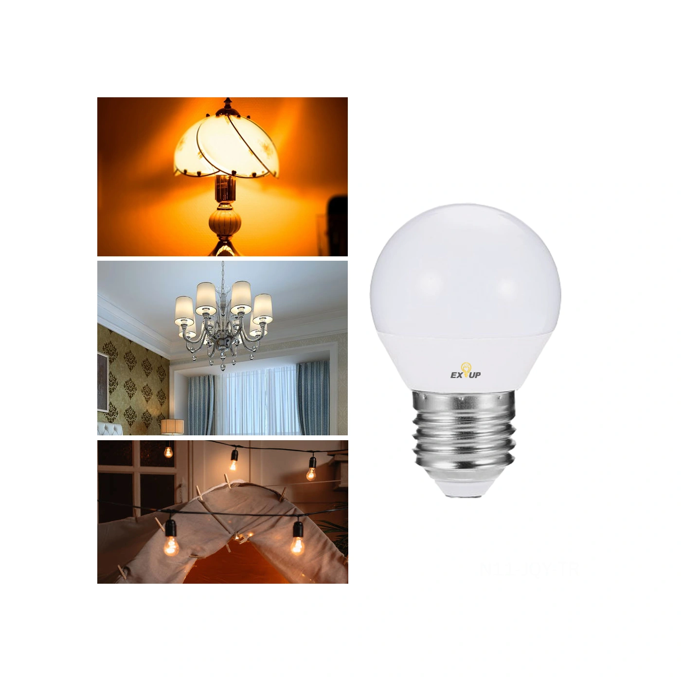 Youmex E27 220-240v 7w Led Iç Mekan Ampülü, 270 Derece Aydınlatma, 6000-6500k Beyaz Işık, 30000 Saat Ömür, 1 Adet