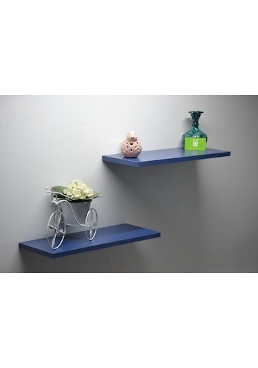 Peakdizayn Duvar Rafı 2'li 50 CM - Farklı Renk Seçenekleri