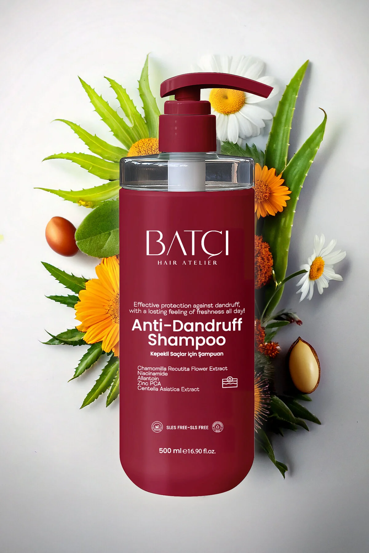 Kepek Önleyici Şampuan Ve Pullanma Karşıtı, Yatıştırıcı Şampuan 500 Ml Tüm Saçlar