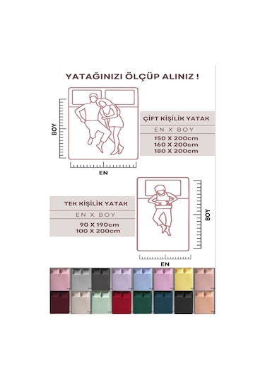 İqon Lastikli Çarşaf Takımı Tek Kişilik Sarı