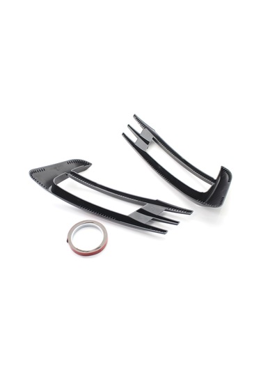 Wezone Volkswagen Golf Mk7 2014-2017 Ön Tampon Faro Çerçeve Decoru, Abs Malzeme, Siyah Renk, Sol Ve Sağ Seti