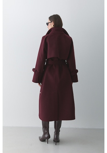 Bordo Vorkuta Kuşaklı Kaban - 407007 Bordo