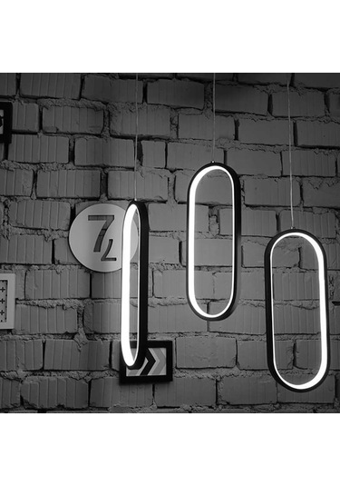 Tra30074 Eco 3X(50X15 Cm) Led Avize Sarkıt Küpe3