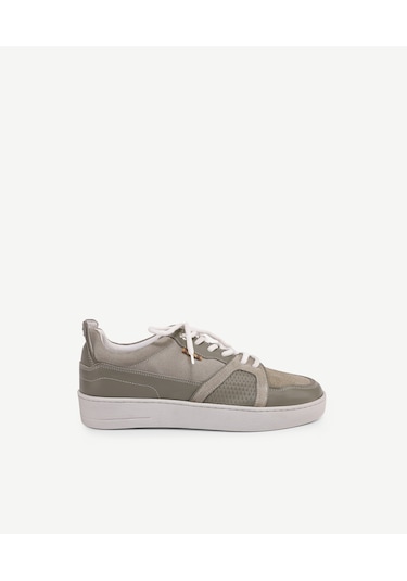 Yargıcı Deri-süet Detaylı Sneaker 24yeay4473x 007 Haki