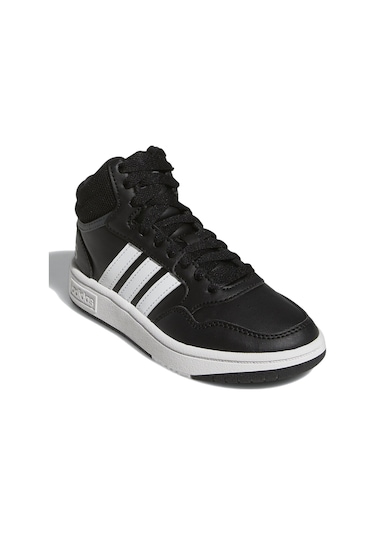 Adidas Hoops Mıd 3.0 K Kadın High Sneaker Siyah Beyaz - Siyah