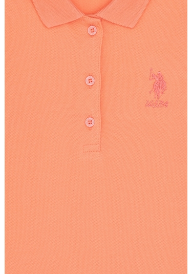 U.s. Polo Assn. Kız Çocuk Somon Sweatshirt 50296377-vr047 Somon