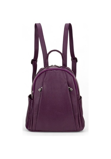 Bilik Deri Mor Rölax Deri Kadın Sırt Çantası Blm01 9550 001