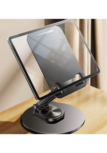 Masaüstü Tablet Standı Büyük Boy Tablet Tutucu Metal
