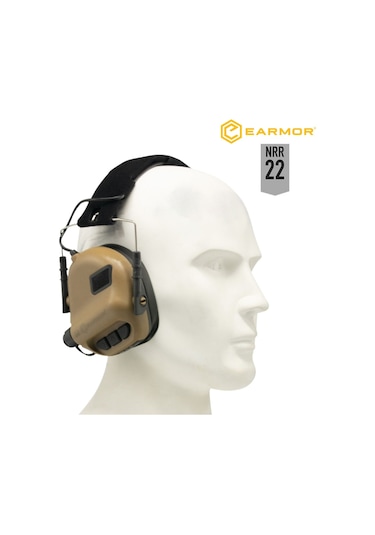 Opsmen Earmor M31 Mod3 Aktif Koruma Atış Kulaklığı Cayote Brown Kahverengi