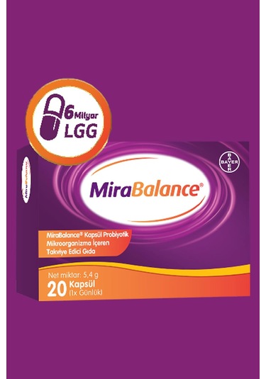 Mirabalance Probiyotik 20 Kapsül