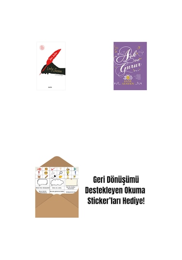 Lady Susan + Aşk Ve Gurur Ciltli + Okuma Sticker'ları