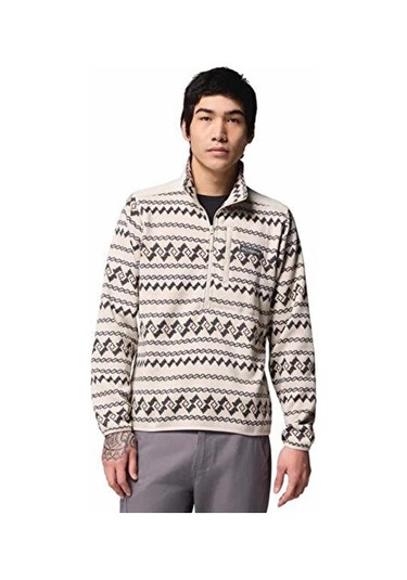 Columbia Erkek Outdoor Çeyrek Fermuarlı Polar Üst 2097741280 Kahverengi Kahverengi