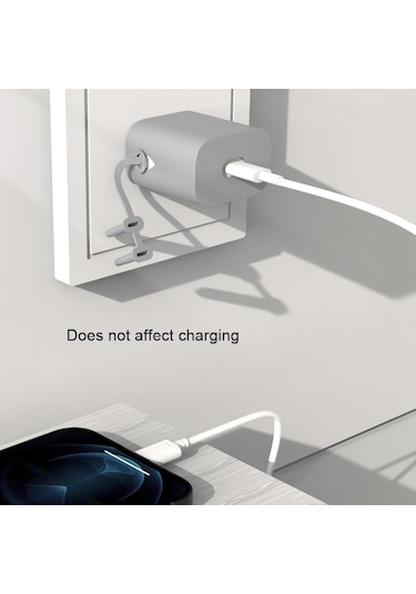 5w Ac01 Şarj Cihazı İçin Silikon Koruyucu Kapak Beyaz