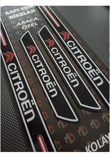 Citroen Berlingo Kapı Eşiği + Logolu Çamurluk Venti Set