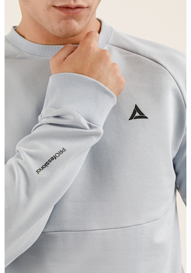 Airlife Saturn Ur7 Pro I Sıfır Yaka Erkek Sweatshirt Mavi
