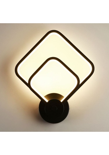 İç İçe Kare Plafonyer Beyaz Işık Ultra Power Avize Aplik Avizej