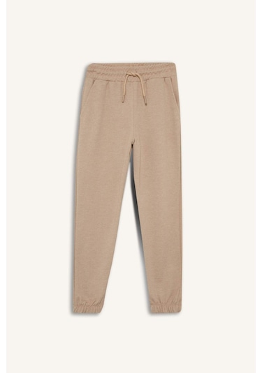 Defacto Erkek Çocuk Beli Lastikli Jogger Eşofman Altı E9482a825aubg387 Bej