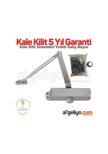Kale Kd002-50-330 Kapı Hidroligi 3 Numara Gümüş