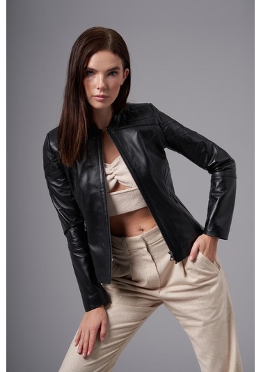 Raffaella Siyah Deri Mont 211582 001