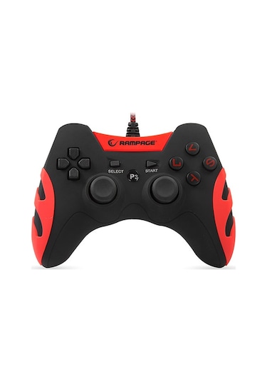 Snopy Rampage Sg-R218 Ps3/Pc X Input Kırmızı Usb 1.8M Joypad
