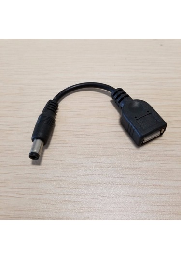Generic Dc 2.1MM X 5.5MM Adaptör Usb Tip A Dönüştürücü 10CM