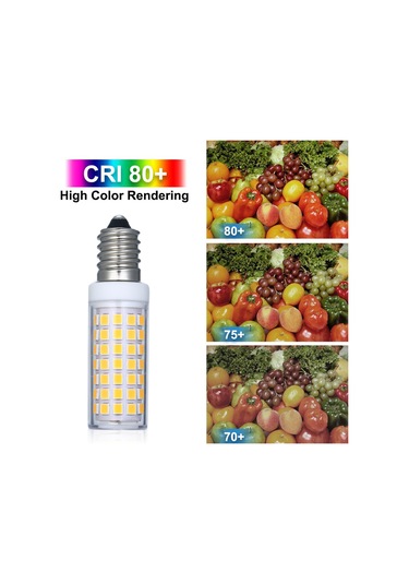 Maiyame 5 Adet E14 Led Ampul Sıcak/beyaz Işık 3000k/6000k 5w 500 Lümen Halojen Ampul Yerine 360 Açı Crı 80 Beyaz