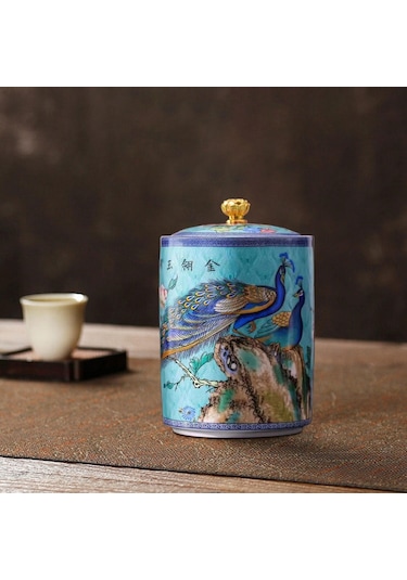 Suntek Çay Saklama Kabı Şeker Kahve Gevşek Çay Açık Mavi