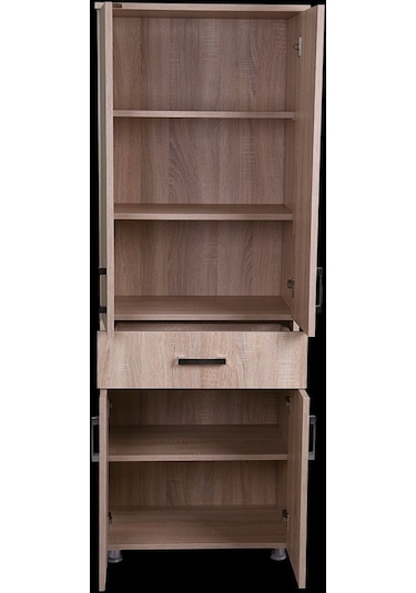 Çok Amaçlı Dolap Hard Parlak Somone Suntalem 4raf 1çekmece Kutu Sevk 180 El Yapım Ahşap