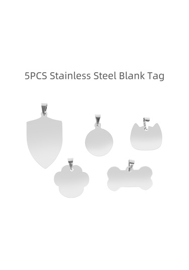 Two Trees Pet Kimlik Etiketi Dıy Lazer Gravür İçin Paslanmaz