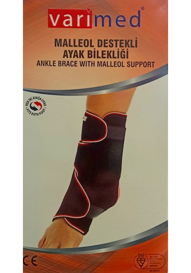 Varimed Malleol Destekli Neopren Ayak Bilekliği