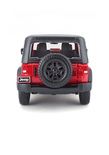 Maisto 1:18 Ölçek 2014 Jeep Wrangler Kırmızı Model Araba