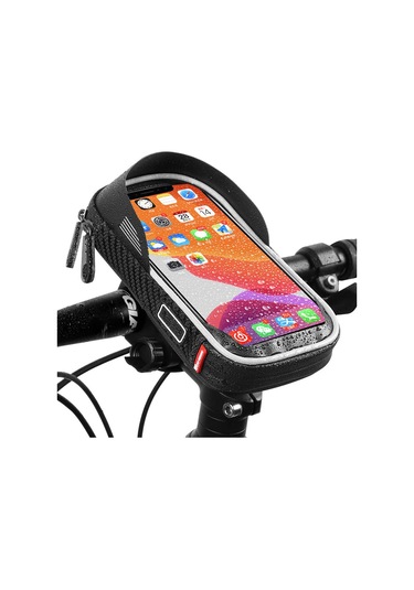 Bisiklet Telefon Montaj Çantası, Mountain Road Bisikleti İçin Bisiklet Gidon Çantası, Bisiklet Aksesuarları Acid Yeşili