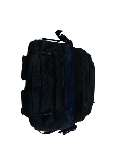 Su Geçirmez Kalın Ortopedik Çok Bölmeli Laptop Okul Gezi Seyahat Kamp Sırt Çantası Büyük 30x47cm Lacivert