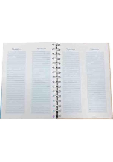 Lizy 2025 Eylül - 2026 Aralık Ciltli Akademik Ajanda Tasarım-7 Sarı