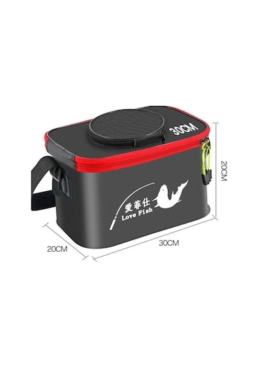 Dancemonkey 100kg Kapasiteli, Oksijen Pompalı, Su Geçirmez Taşınabilir Balık Kovası, Yüksek Kaliteli Eva Malzeme