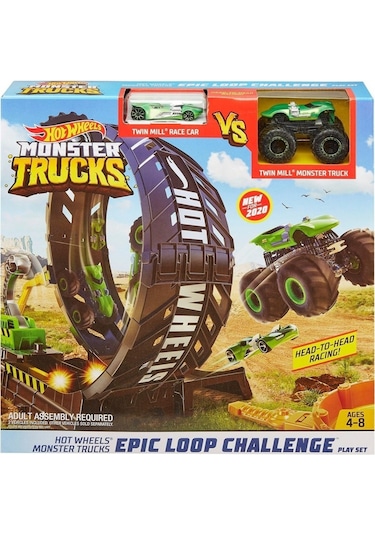 Hot Wheels Gky00 Hot Wheels Monster Truck Efsane Çember Oyun Seti