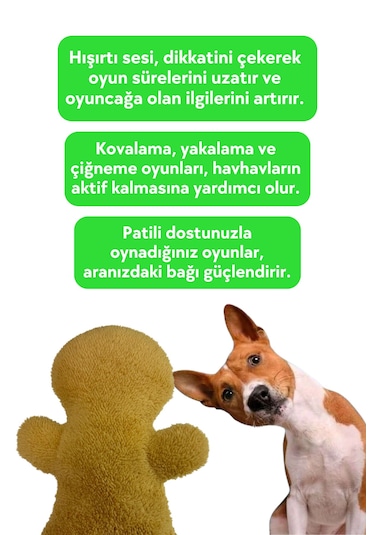Havhav Yılbaşı Kurabiyesi Peluş Köpek Oyuncağı