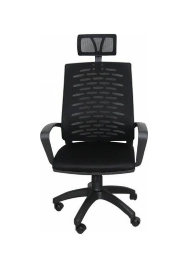 Berlin Fileli Joy Müdür Koltuğu Siyah