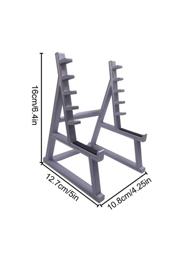 Ganzhoushop Masa İçin Şeffaf Plastik Kalemlik Standı, Squat Rack Tasarımı, Kalemler Ve Daha Fazlası İçin Düzenleyicigray