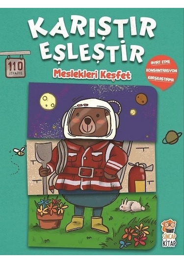 Meslekleri Keşfet-Karıştır Eşleştir - M. Sacide Kafalı - Sincap Kitap