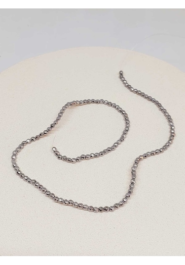 Hematit Taşı Faset Kesim 3mm Dizi 52430 Çok REnkli