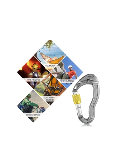 Suofeng Havacılık Alüminyum Çelik Kilit - Tırmanma, Kurtarma Ve Kampçılık İçin Güvenli Karabina