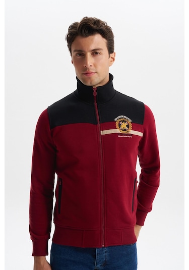 Arma Erkek Slim Fit Örme Basic 3 İplik Şardonlu Dik Yaka Tam Fermuar Mont %70 Pamuk %30 Polyester K4myo9378 Bordo Arma Erkek Slim Fit Örme Basic 3 İplik Şardonlu Dik Yaka Tam Fermuar Mont %70 Pamuk %30 Polyester K4myo9378 Bordo