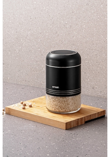 Emsan Moko Saklama Kavanozu 650 Ml Siyah