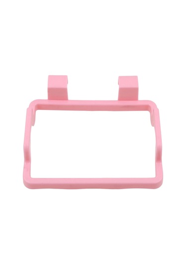 Asılı Çöp Çöp Torbası Tutucu Çöp Rafı Dolap Dolap Depolama Bez Askısı Çöp Kutusu Kutusu Mutfak Aksesuarları Alet Pembe