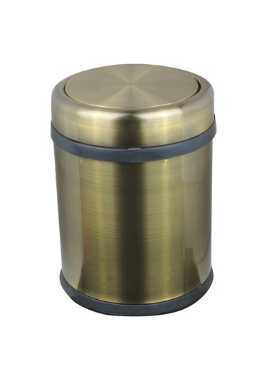 Fkn Sallanır Kapaklı Antik Çöp Kovası 8 Litre Antik