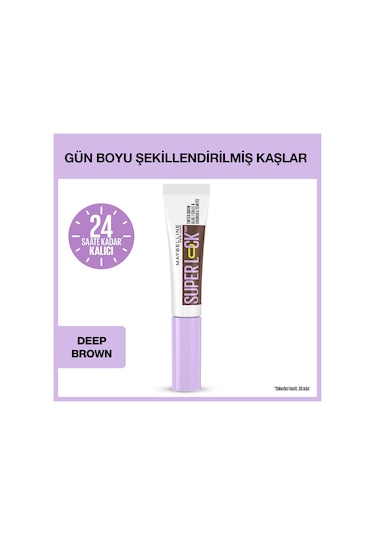 Maybelline New York Super Lock Brow Glue Kaş Sabitleyici Maskara Deep Brown
